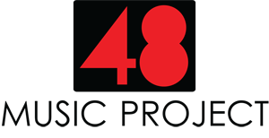 48 Music Project Logo Text on the Bottom